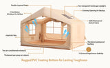 Inflatable Tent for Camping - 6-8 Person
