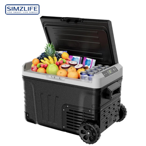 SIMZLIFE 35L Car Portable Freezer 12V Refrigerator Cooler
