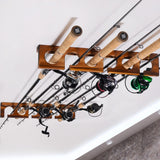 12 Rods Fishing Pole Rod Racks