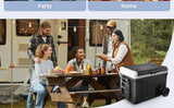 SIMZLIFE 35L Car Portable Freezer 12V Refrigerator Cooler