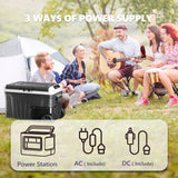 SIMZLIFE 35L Car Portable Freezer 12V Refrigerator Cooler