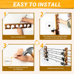 12 Rods Fishing Pole Rod Racks