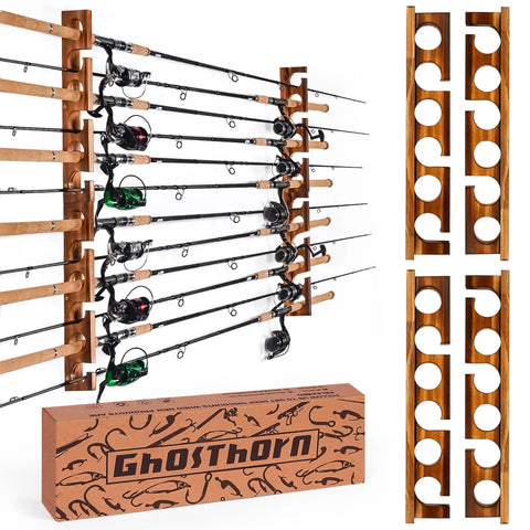 12 Rods Fishing Pole Rod Racks