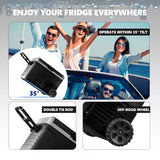 SIMZLIFE 35L Car Portable Freezer 12V Refrigerator Cooler