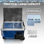 SIMZLIFE 35L Car Portable Freezer 12V Refrigerator Cooler