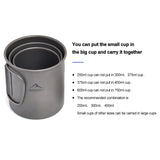 Widesea Camping Mug Titanium Cup