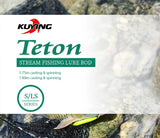 KUYING Teton 1.75m 5'10" 1.8m 6'0" Carbon Spinning Rod