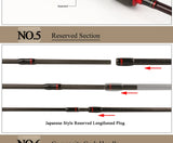 KUYING Teton L Light 1.98m 6'6'' Baitcasting Casting Spinning