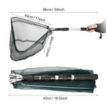 190cm 130cm 55cm Telescopic Landing Net