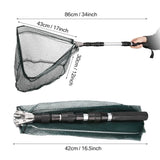190cm 130cm 55cm Telescopic Landing Net