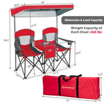 Portable Folding Camping Canopy Chairs