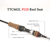 KUYING Teton L Light 1.98m 6'6'' Baitcasting Casting Spinning