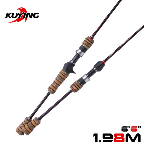 KUYING Teton L Light 1.98m 6'6'' Baitcasting Casting Spinning