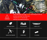 KUYING Teton 1.75m 5'10" 1.8m 6'0" Carbon Spinning Rod