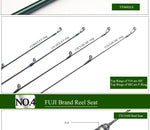 KUYING Teton 1.75m 5'10" 1.8m 6'0" Carbon Spinning Rod