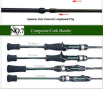 KUYING Teton 1.75m 5'10" 1.8m 6'0" Carbon Spinning Rod