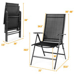 Set of 2 Patio Folding Chair