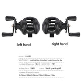 Baitcasting Reels 7.2/1 Gear Ratio Fishing Reels