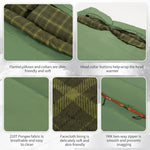 0 Degree and 40 Degree Flannel Sleeping Bag