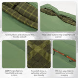 0 Degree and 40 Degree Flannel Sleeping Bag