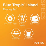 Intex Blue Tropic Inflatable 5 Person Raft