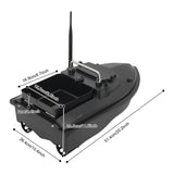 Dual Motor Fishing Bait Boat w/2 Batteries