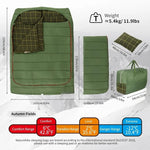 0 Degree and 40 Degree Flannel Sleeping Bag