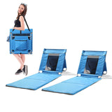 1PC Foldable Beach Lounger, Mat