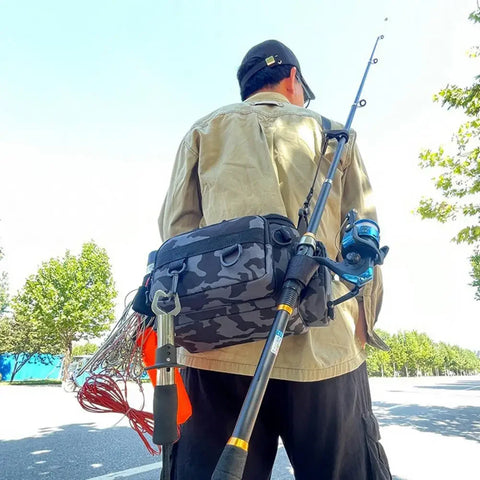 Fishing tackle, shoulder bag