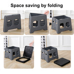Portable Folding Toilet with Lid Foldable Outdoor Camp