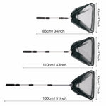 130CM Aluminum Alloy Fishing Net Telescoping