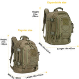 LQARMY 65L Outdoor Tactical Backpack