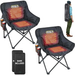 Compact Heated Camping Chair