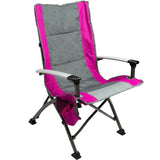 Ozark Trail High Back Camping Chair, Black, Adult
