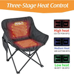 Compact Heated Camping Chair