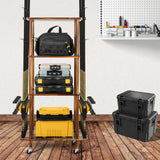 Fishing 10 Rods Rack 3 Tier Fishing Storage Rack
