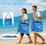 1PC Foldable Beach Lounger, Mat
