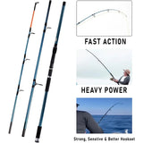 Surf rod and reel combination