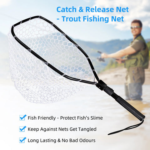 Foldable Fishing Net For Trout