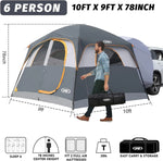 Tent for Camping, 6-Person SUV Tailgate Tent