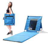 1PC Foldable Beach Lounger, Mat