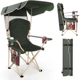 Portable Camping Chair with Canopy - Folding Chair