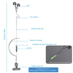 1/2/3Pcs Fishing Bite Alarm Stainless Steel