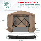 Pop up Gazebo Screen Tent for Camping