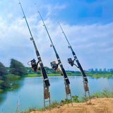 35*17cm Stainless Steel Fishing Rod Stand