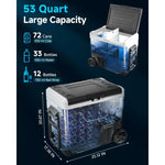 Car Fridge Portable 12 Volt Refrigerator