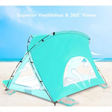 Beach Tent Portable Sun Shelter for 2 3 4