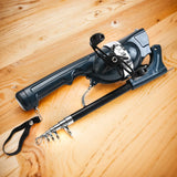 Folding Fishing Pole Telescopic Travel Rods with Reel