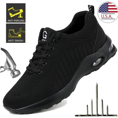 Men Safety Boots With Steel Toe Cap, Hiking