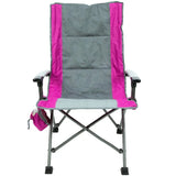 Ozark Trail High Back Camping Chair, Black, Adult